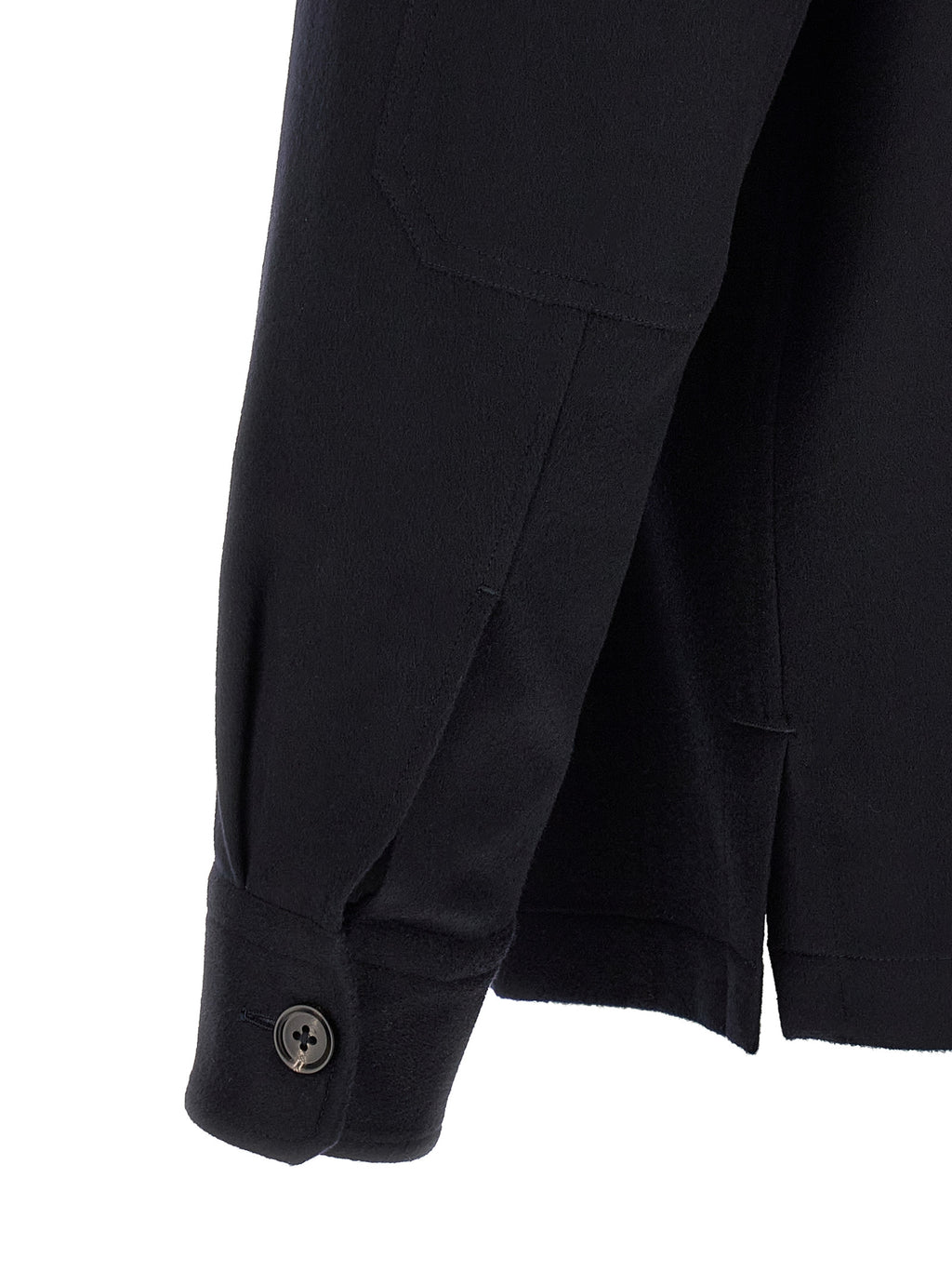 ZEGNA Blaue Wollbluse