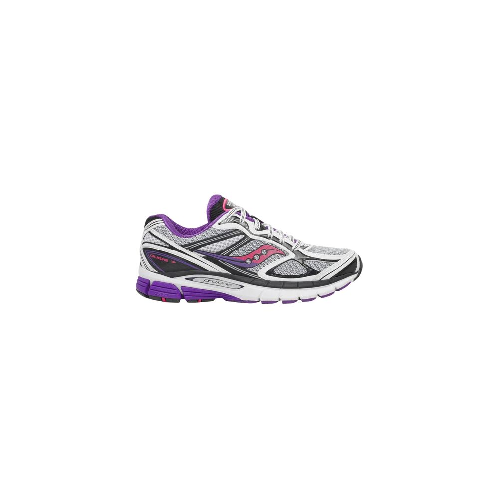 Saucony Weiße synthetische Sportsneakers