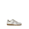 Maison Margiela Graue Wildleder-Sneakers mit niedrigem Schaft