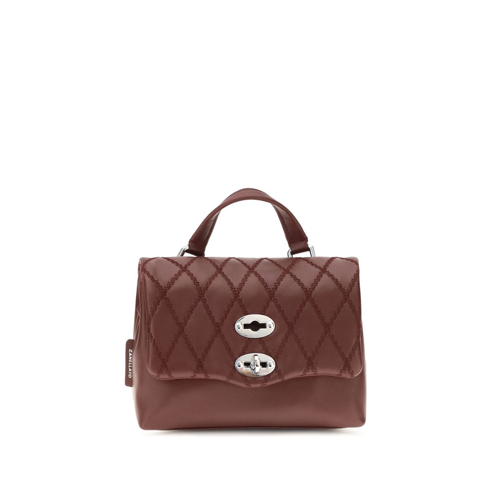 Zanellato Multicolor Calf Leather Bos Taurus Schultertasche