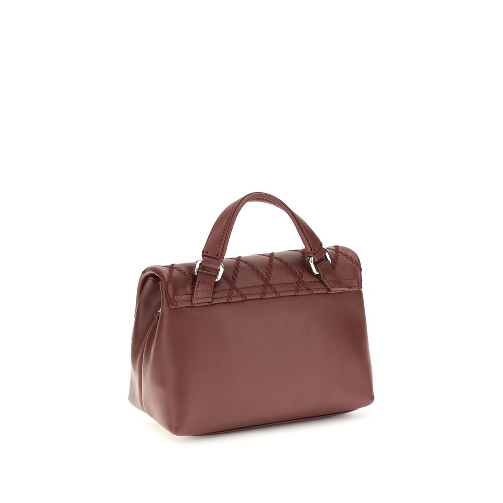 Zanellato Multicolor Calf Leather Bos Taurus Schultertasche