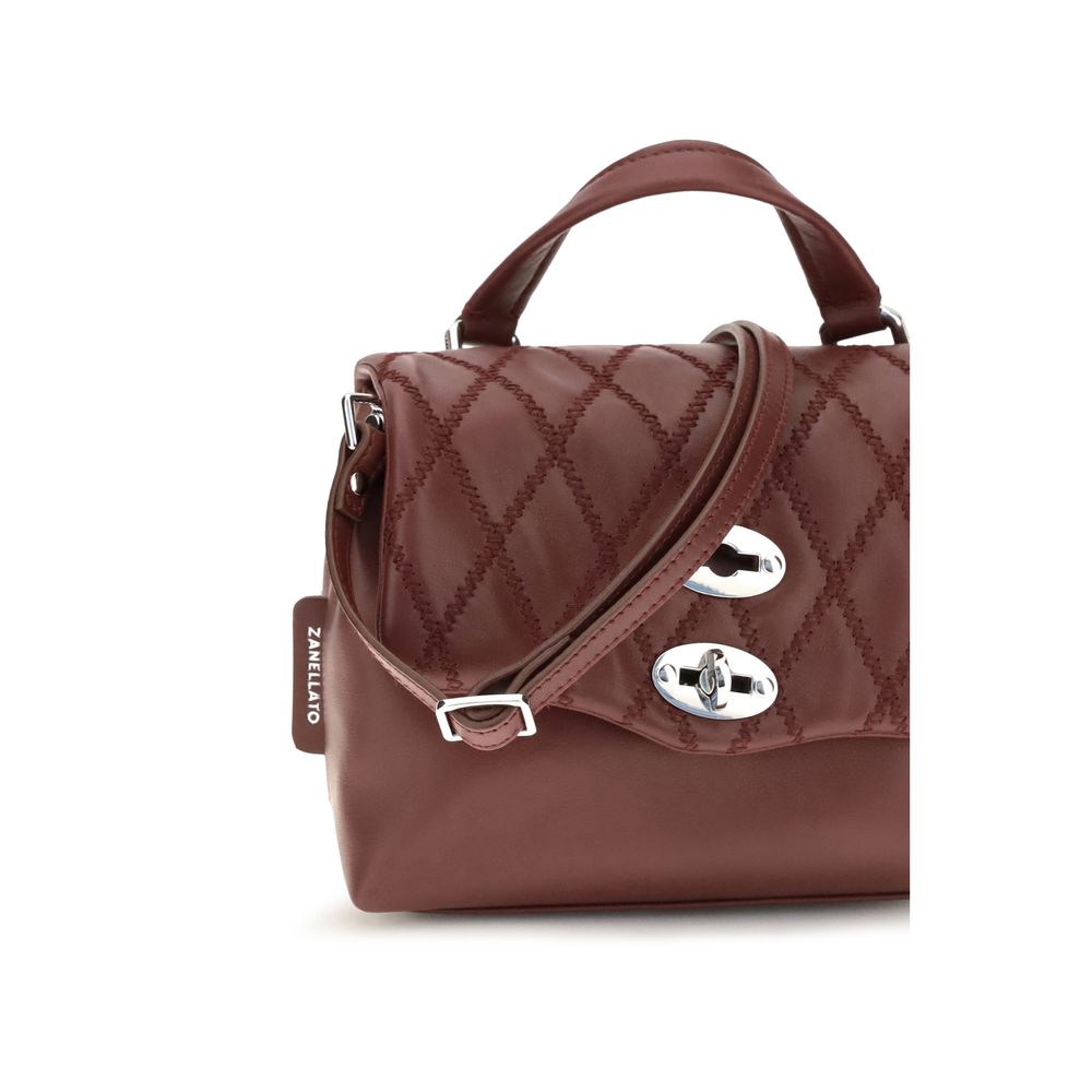 Zanellato Multicolor Calf Leather Bos Taurus Schultertasche