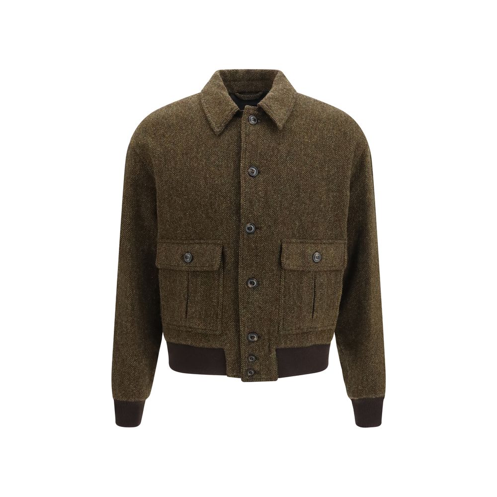 Valstar Zweifarbige Lammwoll-Bomberjacke Aries