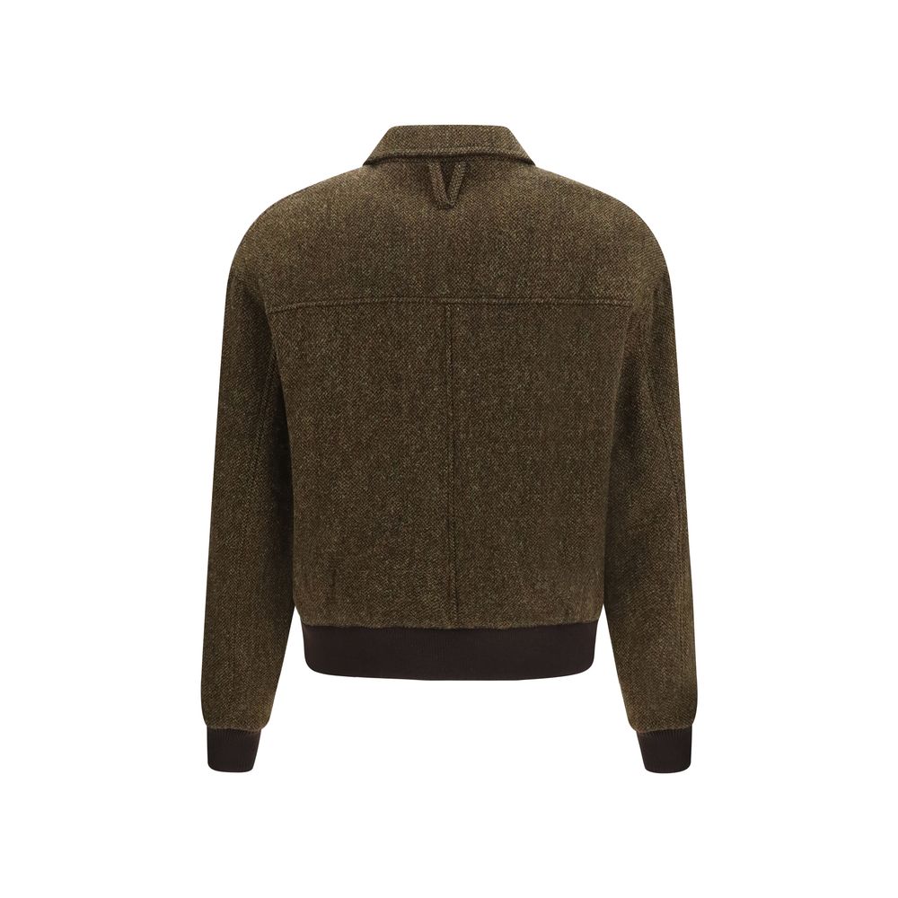 Valstar Zweifarbige Lammwoll-Bomberjacke Aries