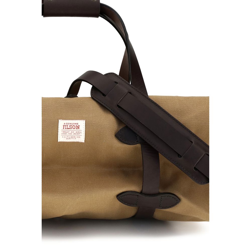 Filson Beige Cotton Shoulder Bag