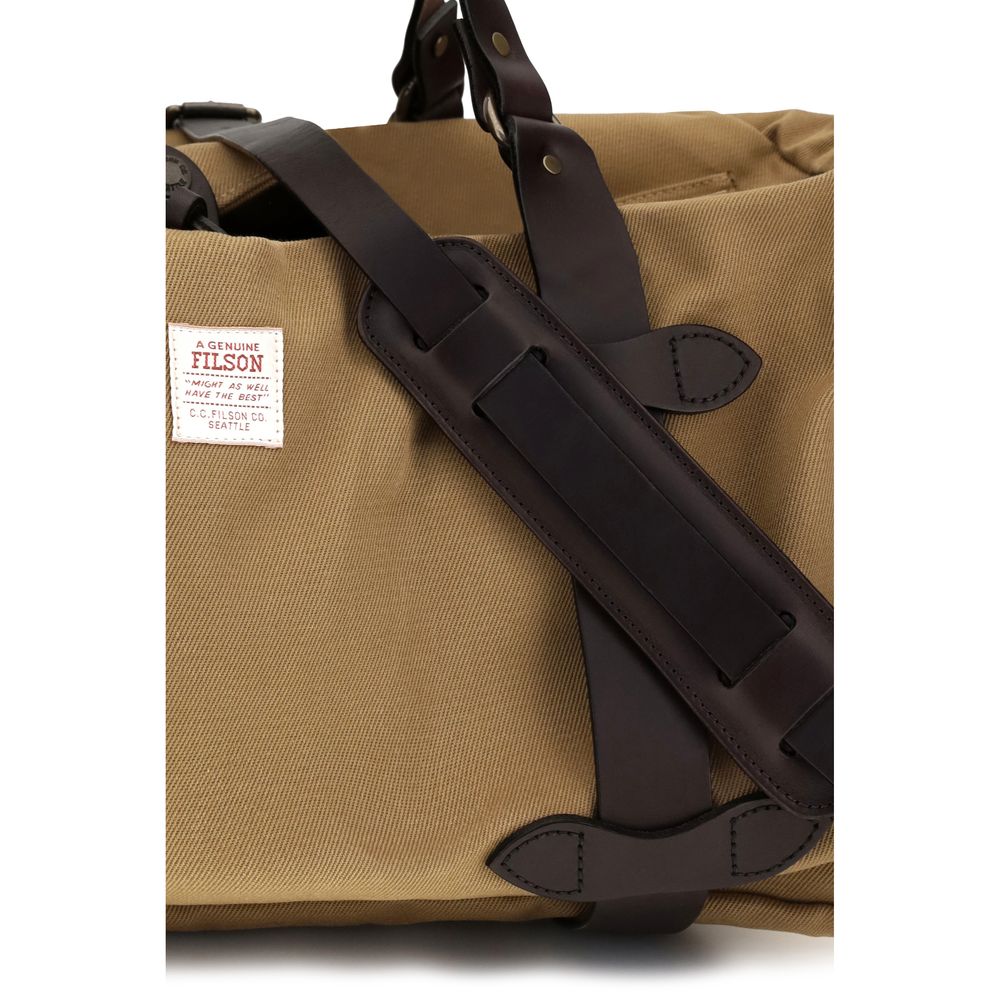 Filson Beige Cotton Shoulder Bag