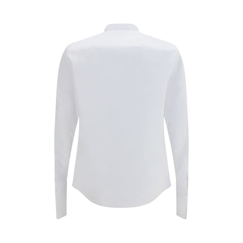 Fendi Weißes Baumwollkleidhemd
