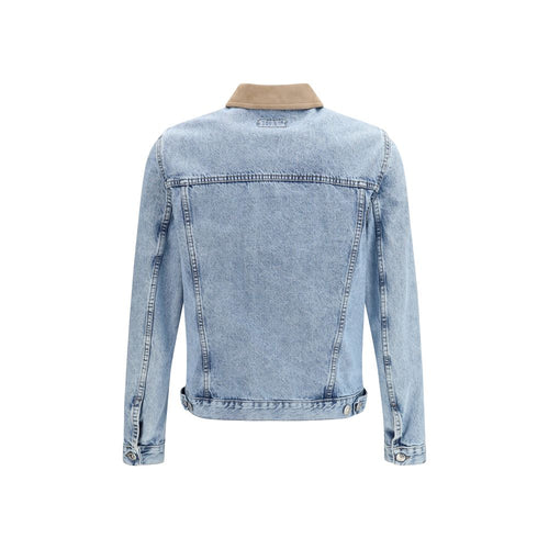 Brunello Cucinelli Blaue Jeansjacke aus Baumwolle