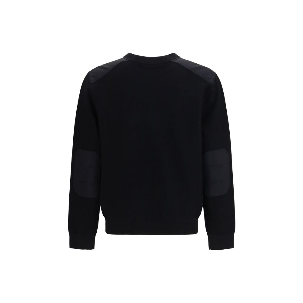 Moose Knuckles Schwarzer Nylon-Sweatshirt