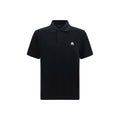 Moose Knuckles Schwarzes Baumwoll-Poloshirt