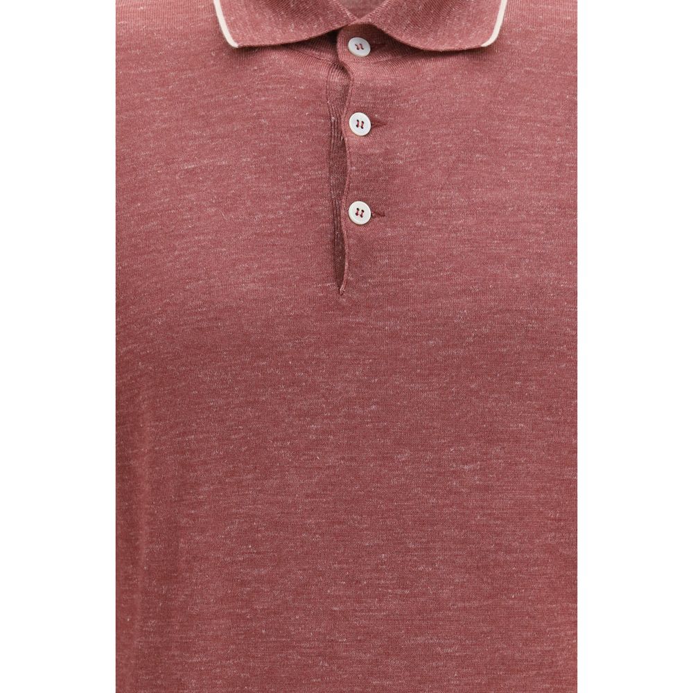 Brunello Cucinelli Bordeaux Kaschmir Hemd