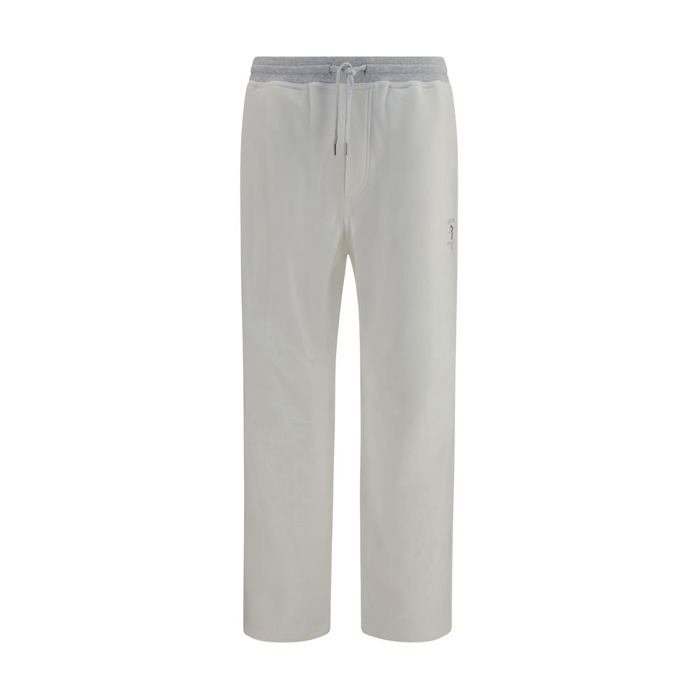 Brunello Cucinelli Weiße Baumwollhose im Casual-Look