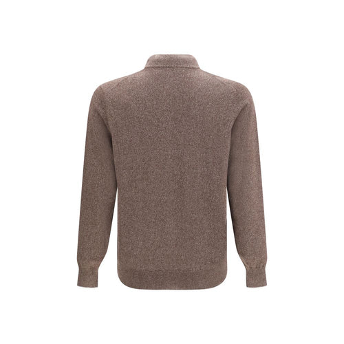 Brunello Cucinelli Brauner Kaschmir-Strickjacke