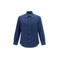 Brunello Cucinelli Blaues Denim-Hemd