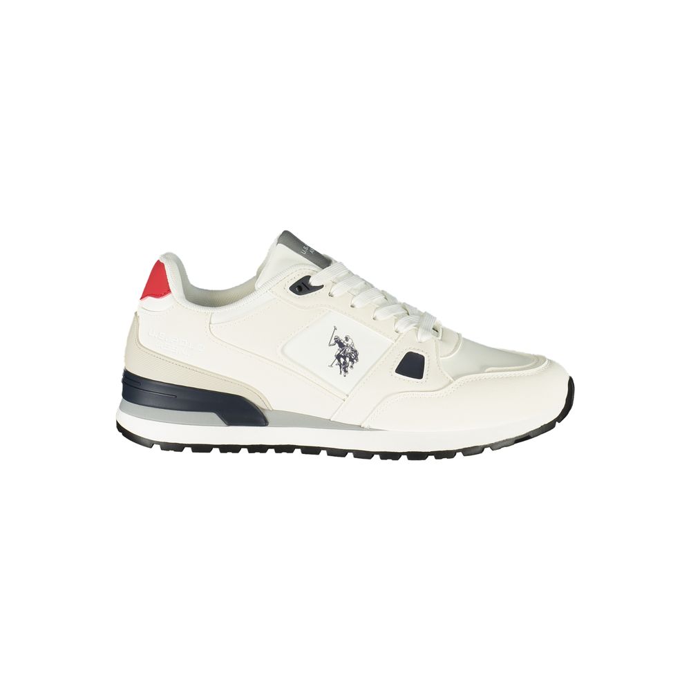 U.S. POLO ASSN. Herren-Sneaker aus weißem Polyurethan