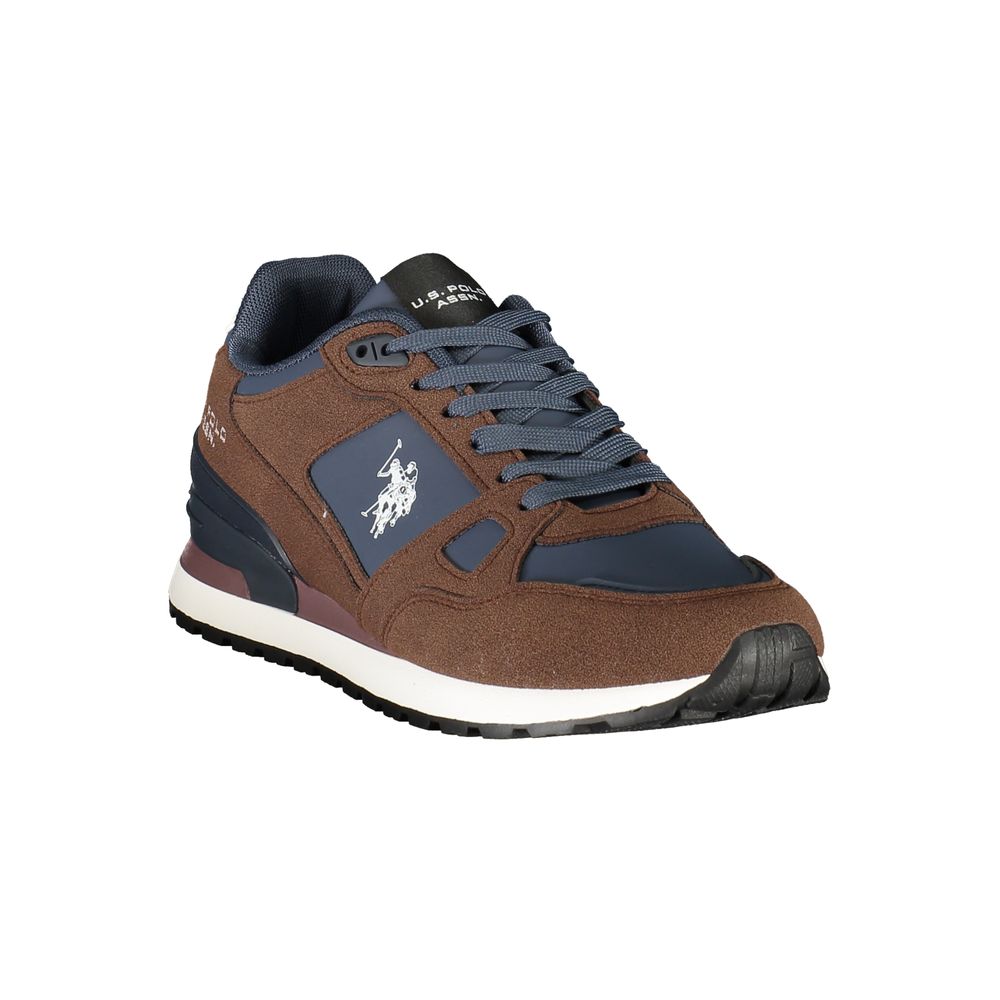 U.S. POLO ASSN. Herren-Sneaker aus braunem Polyurethan