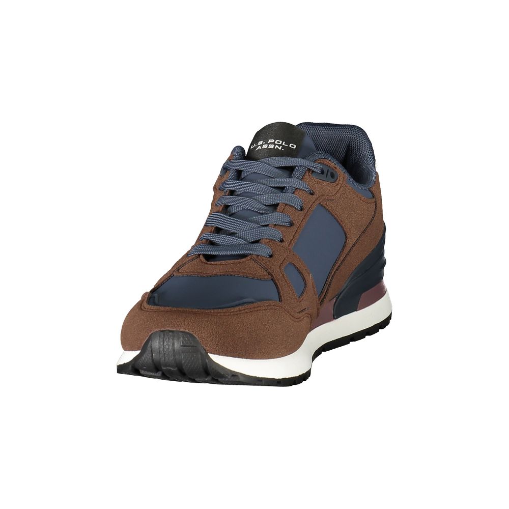 U.S. POLO ASSN. Herren-Sneaker aus braunem Polyurethan