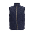 Burberry Blaue Ärmellose Jacke aus Polyamid