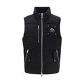 Moose Knuckles Schwarze ärmellose Baumwolljacke