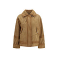Ermanno Scervino Brauner Leder Bomber