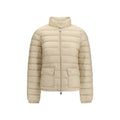Moncler Beige Polyamid Steppjacke