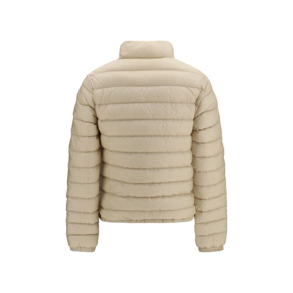 Moncler Beige Polyamid Steppjacke