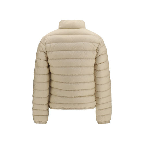 Moncler Beige Polyamid Steppjacke