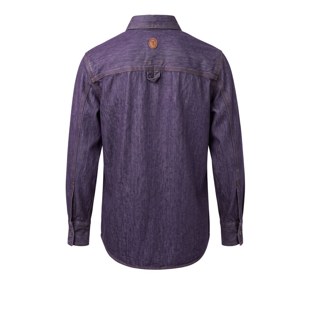 Trussardi Jeans Lila Baumwolljacke für Herren