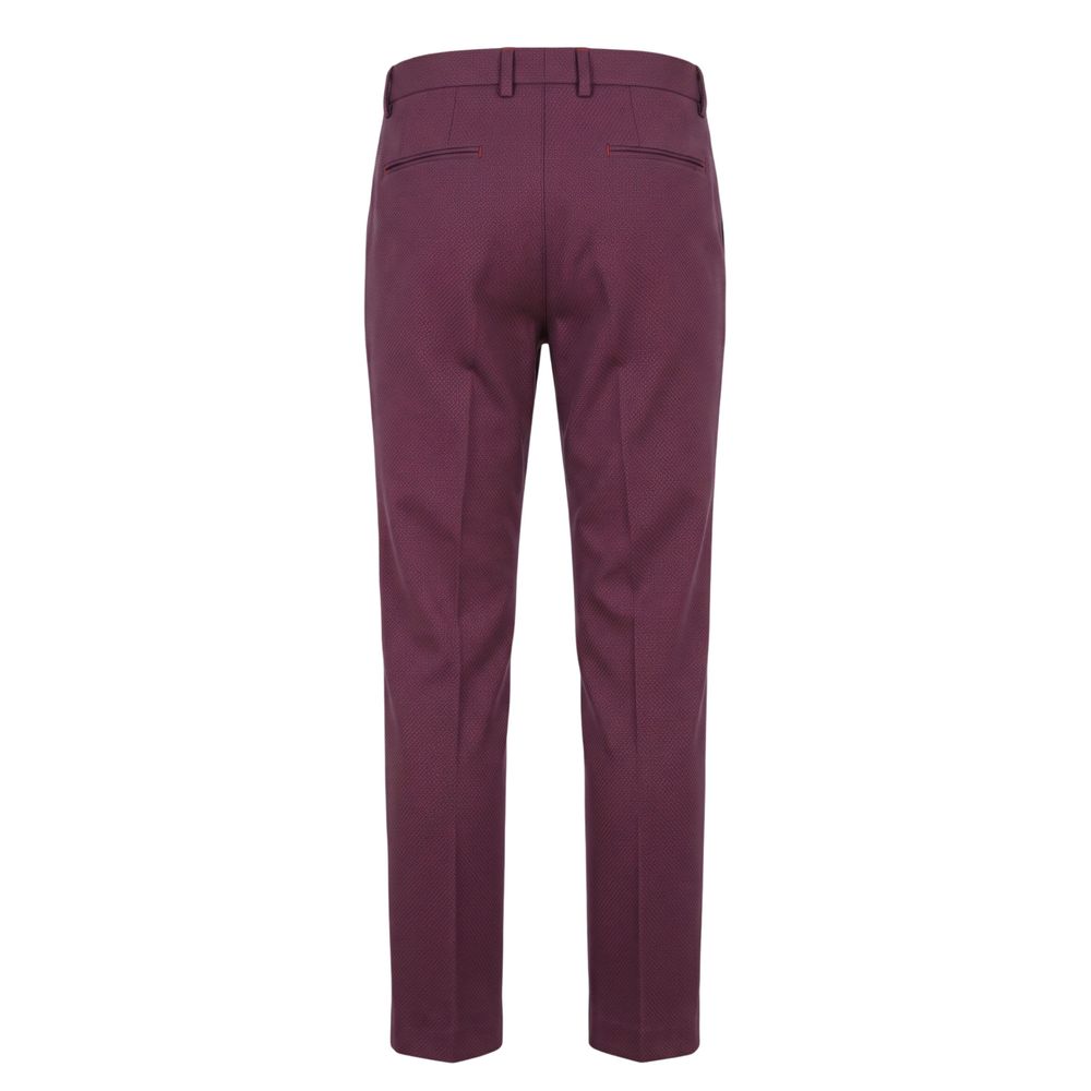 Trussardi Jeans Rote Baumwollhose für Herren