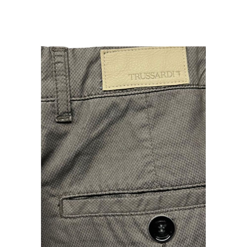 Trussardi Jeans Graue Baumwollhose für Herren
