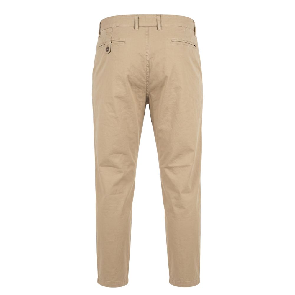 Trussardi Jeans Beigefarbene Baumwollhose für Herren
