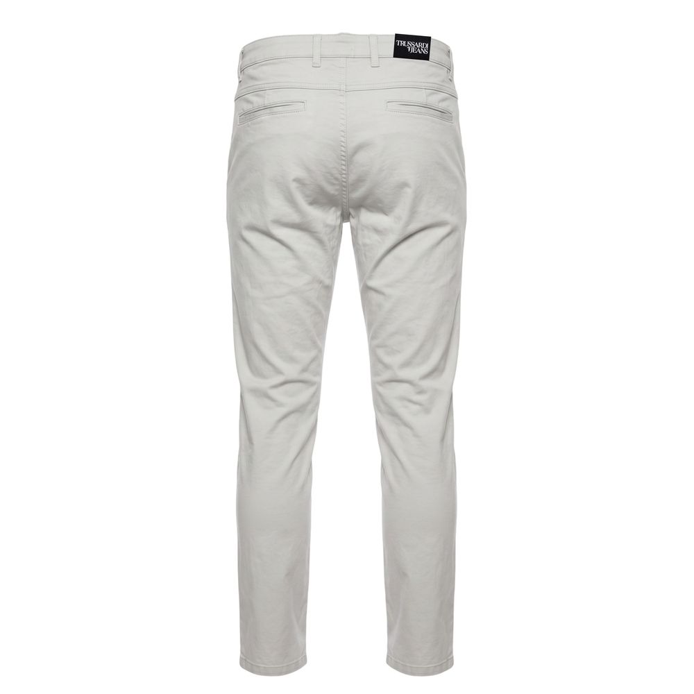 Trussardi Jeans Graue Baumwollhose für Herren