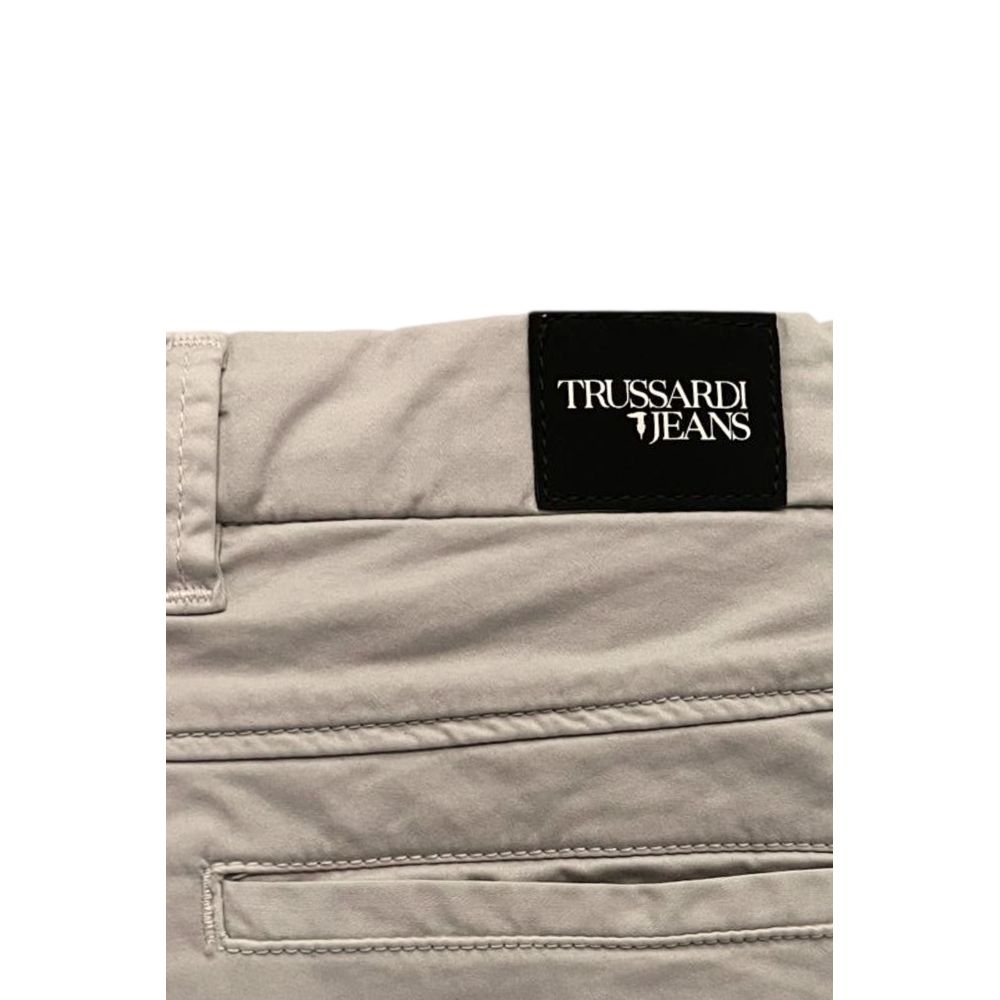 Trussardi Jeans Graue Baumwollhose für Herren