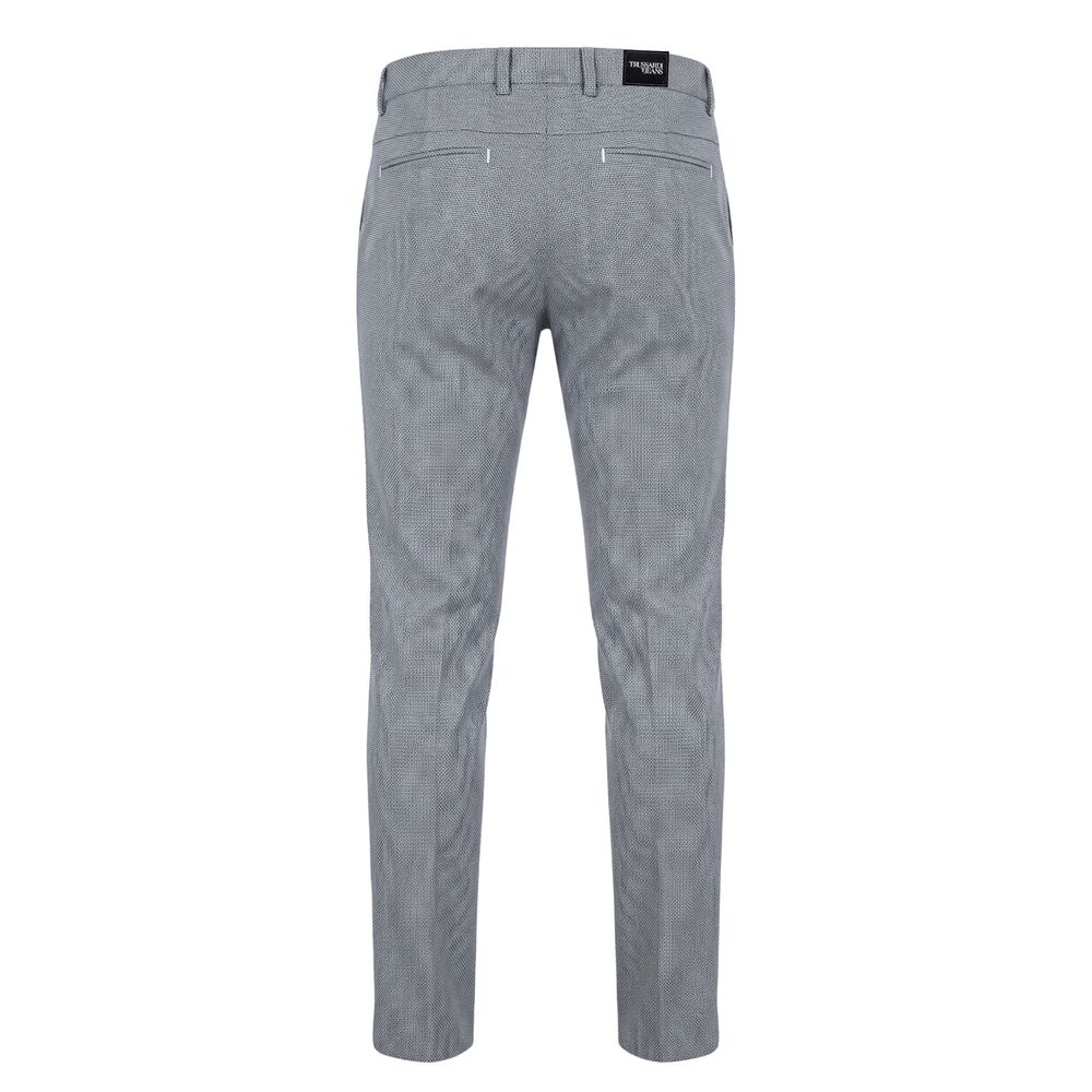 Trussardi Jeans Blaue Leinenhose für Herren