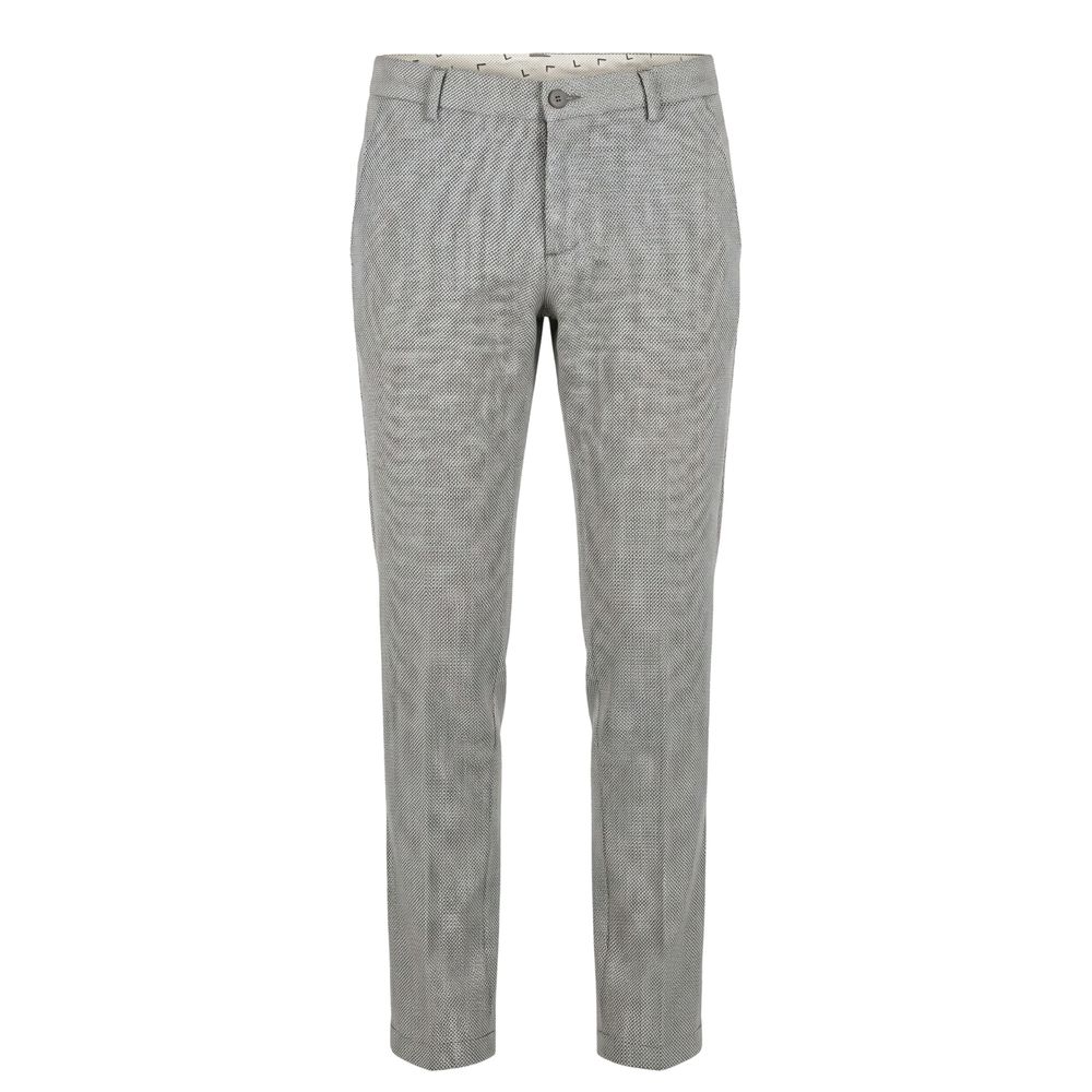 Trussardi Jeans Blaue Leinen Herrenhose