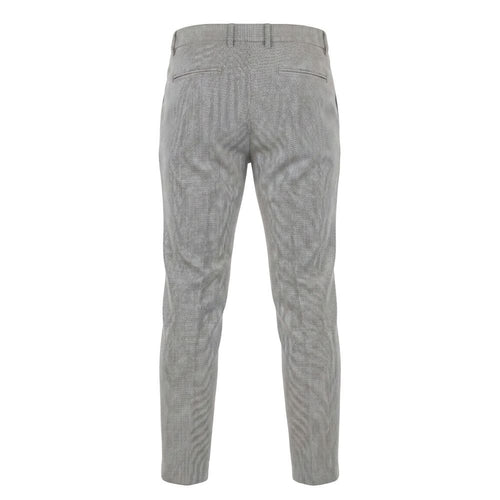 Trussardi Jeans Blaue Leinen Herrenhose