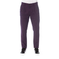Trussardi Jeans Rote Baumwollhose für Herren