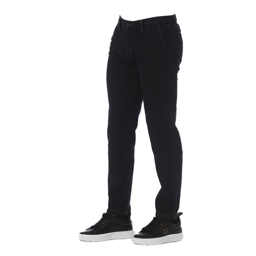 Trussardi Jeans Schwarze Baumwollhose für Herren