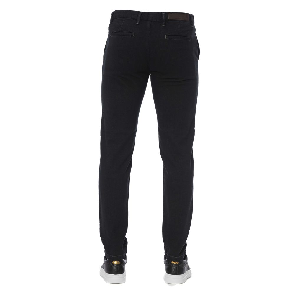 Trussardi Jeans Schwarze Baumwollhose für Herren