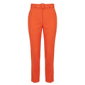 Trussardi Orange Viskose Damen Hose