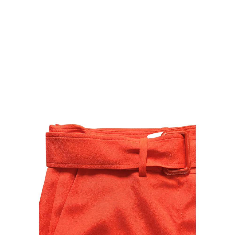 Trussardi Orange Viskose Damen Hose