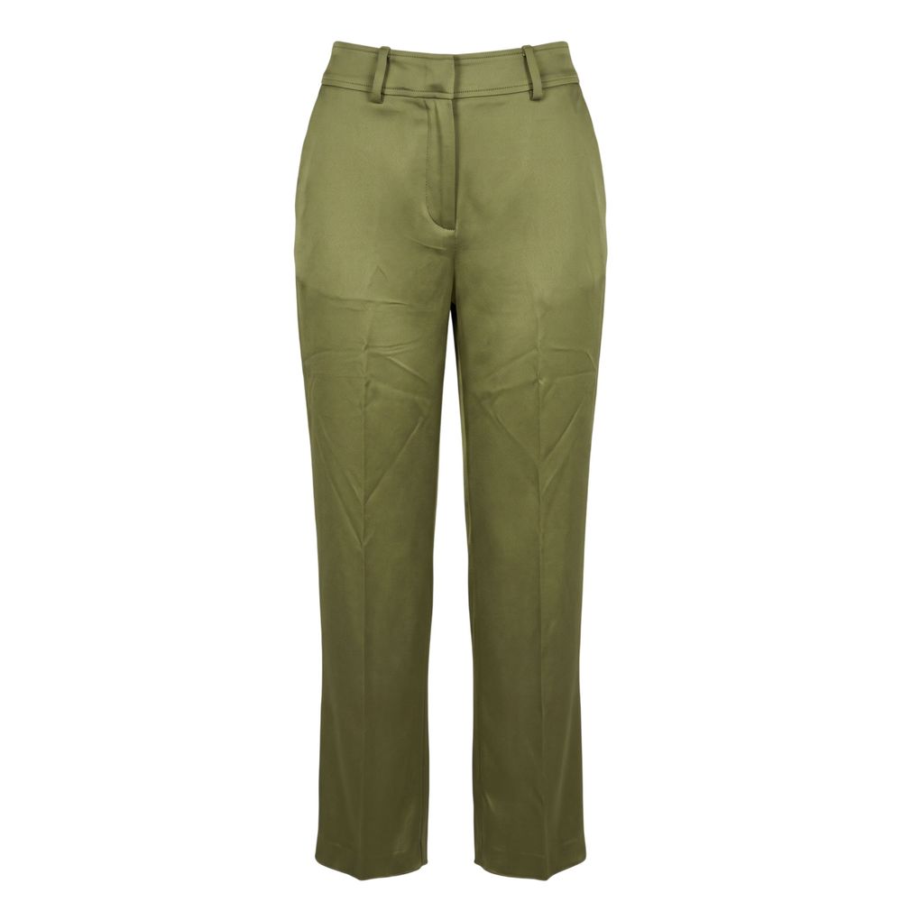 Trussardi Grüne Viskose-Damenhose