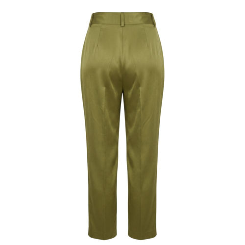 Trussardi Grüne Viskose-Damenhose