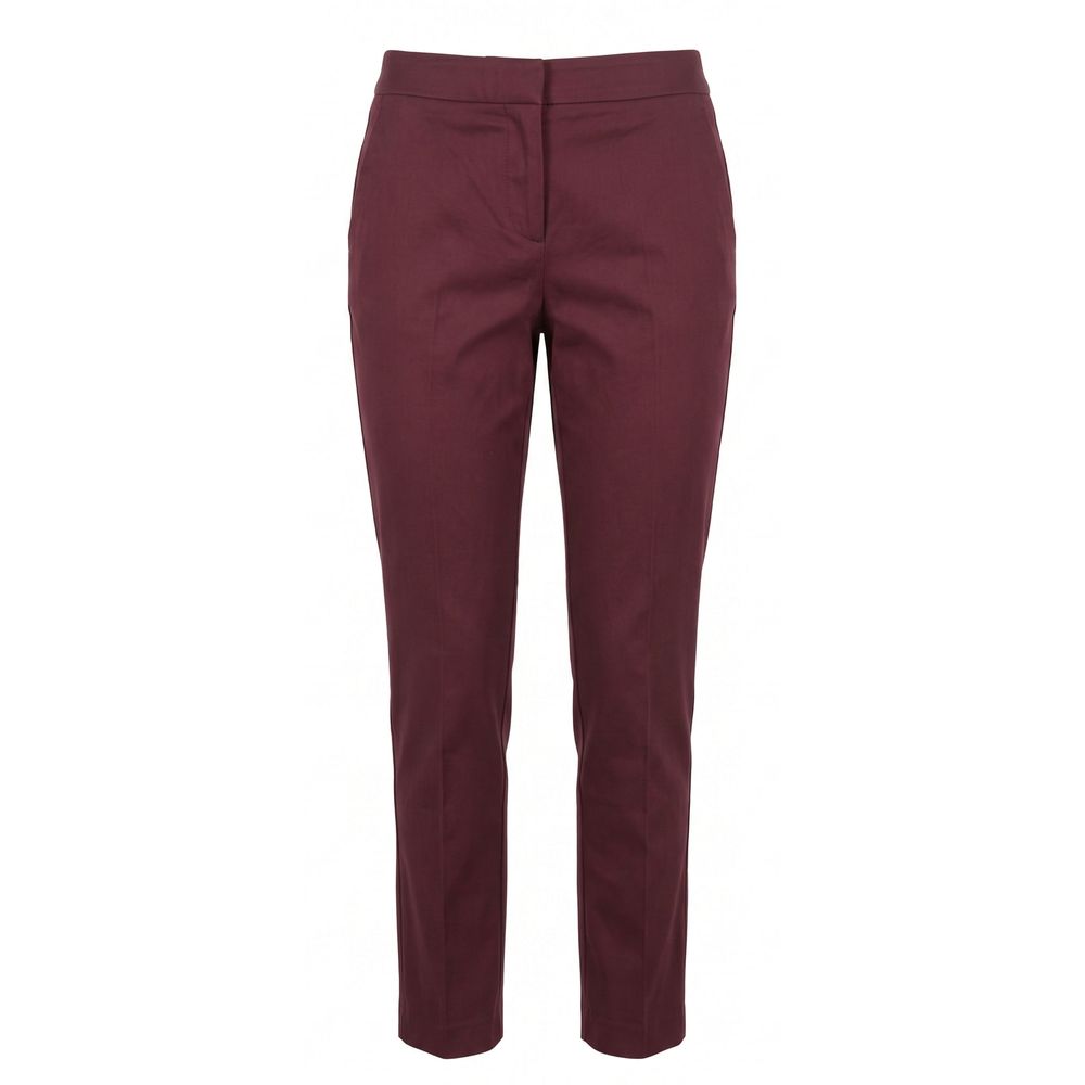 Trussardi Rote Baumwollhose für Damen