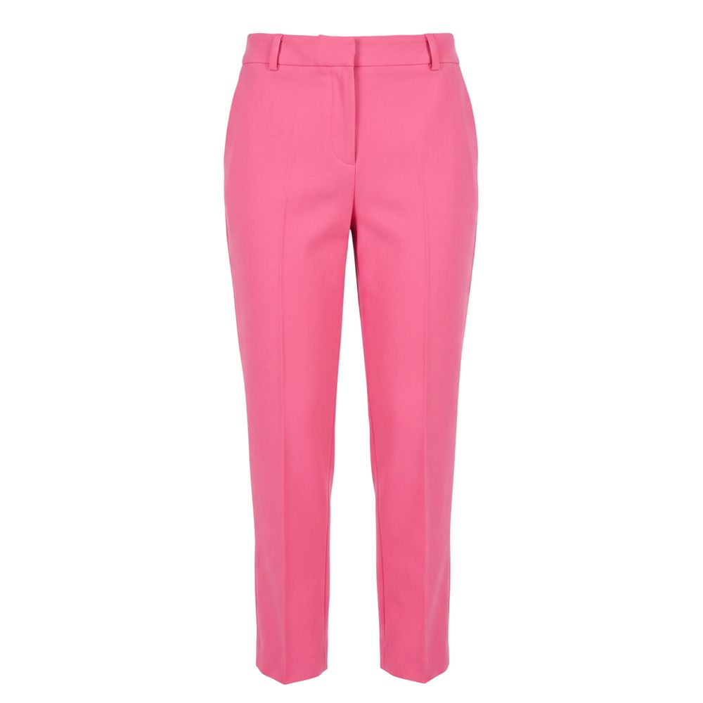 Trussardi Pink Wool Damen Hose