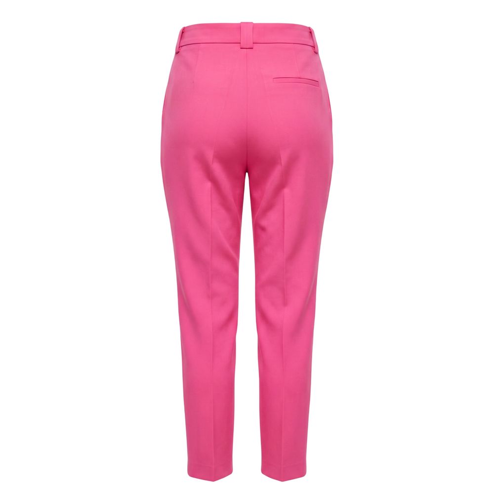 Trussardi Pink Wool Damen Hose