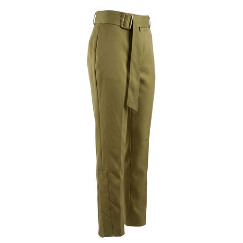 Trussardi Grüne Viskose-Damenhose
