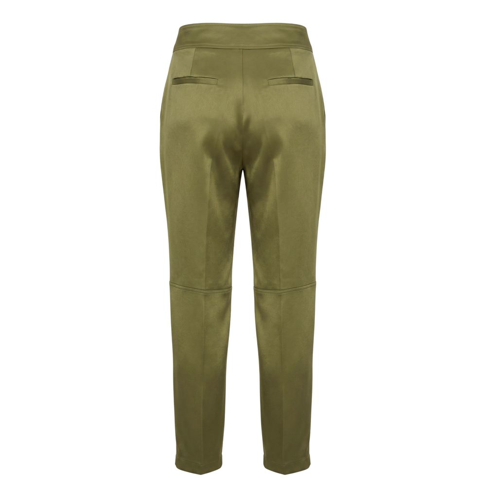 Trussardi Grüne Viskose-Damenhose