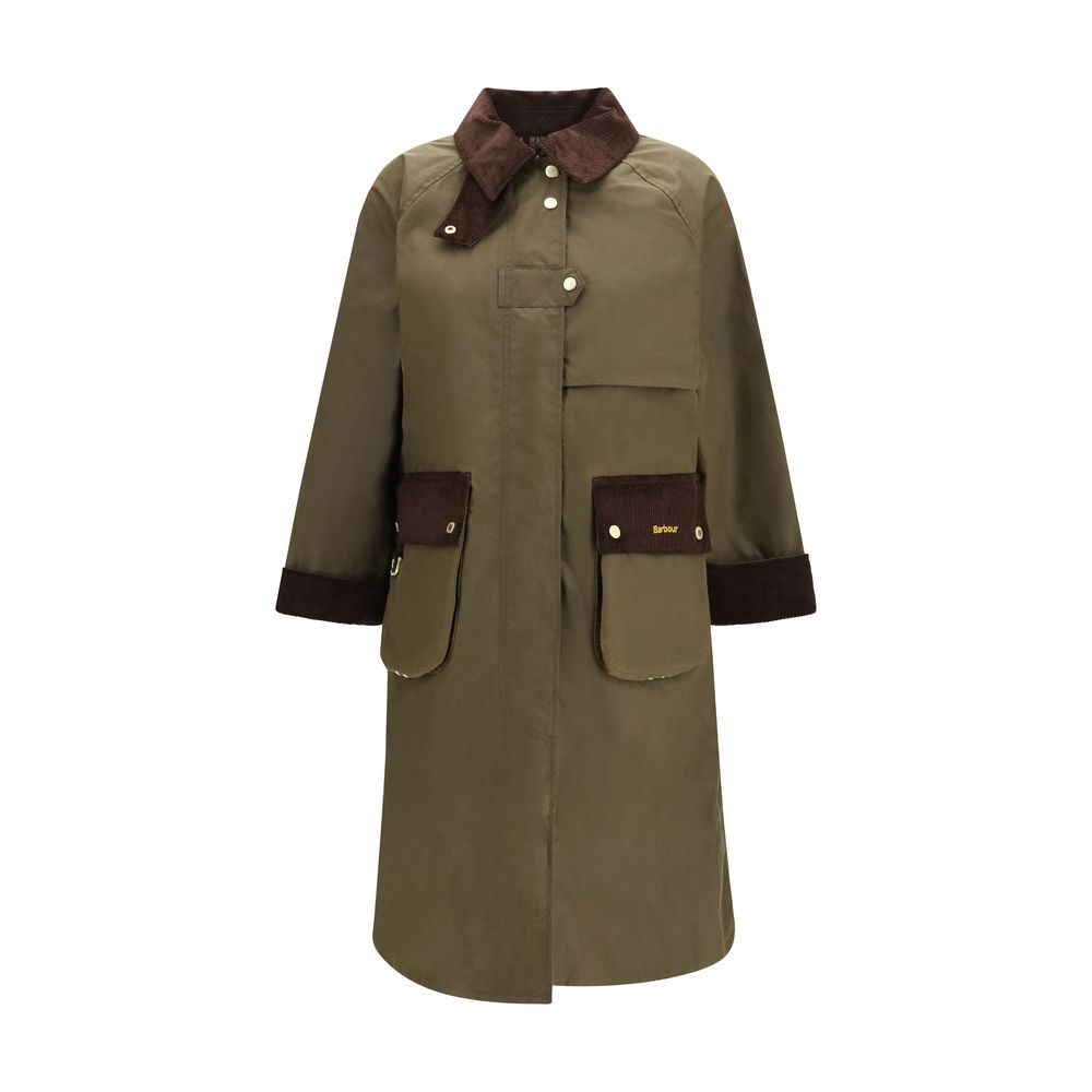 Barbour Zweifarbiger Baumwollmantel