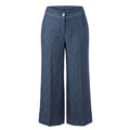 Trussardi Blaue Viskose-Damenhose